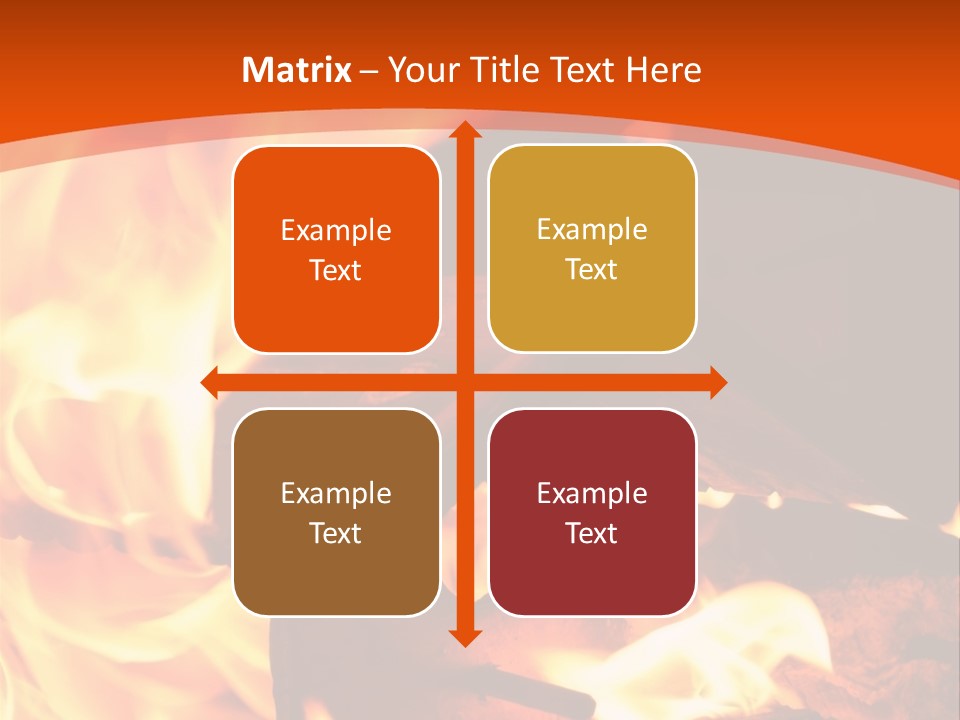 Night Hot Igniting PowerPoint Template