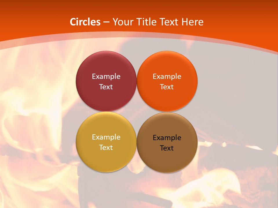 Night Hot Igniting PowerPoint Template