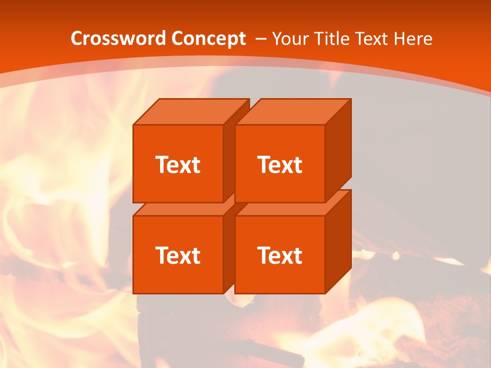 Night Hot Igniting PowerPoint Template