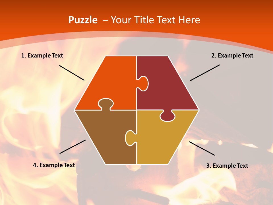 Night Hot Igniting PowerPoint Template