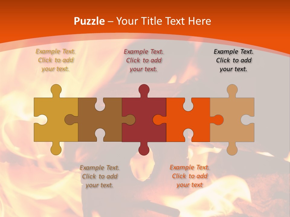 Night Hot Igniting PowerPoint Template