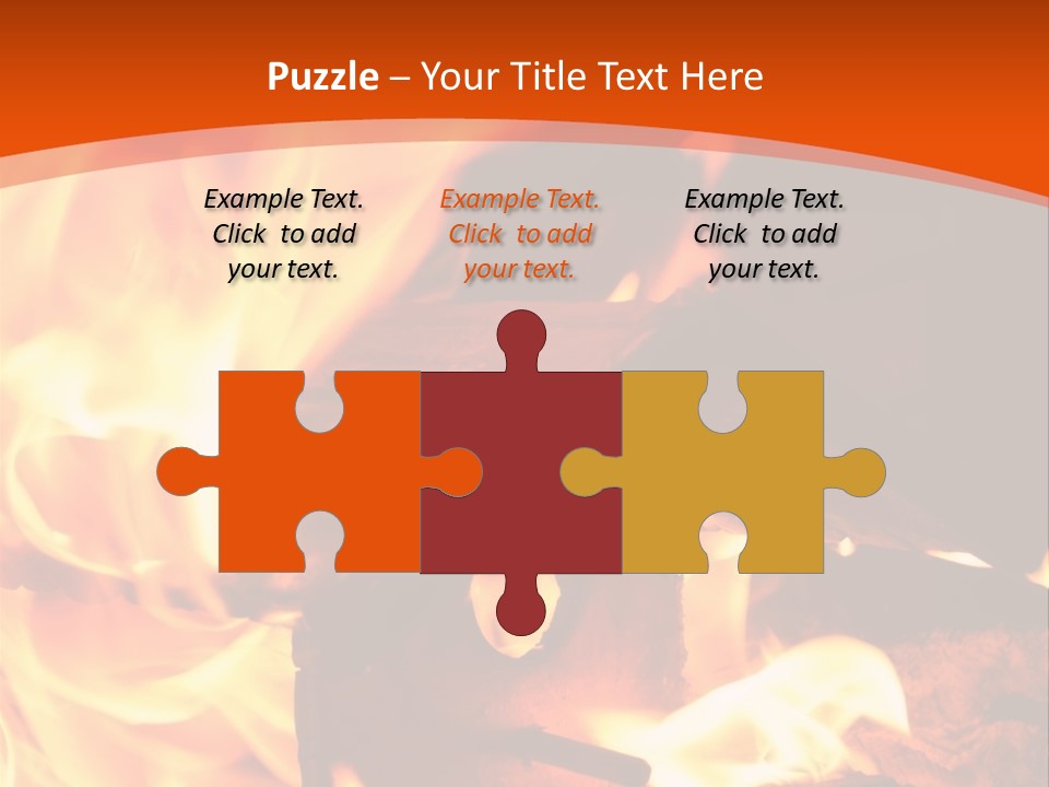 Night Hot Igniting PowerPoint Template