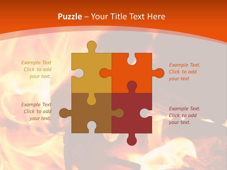 Night Hot Igniting PowerPoint Template