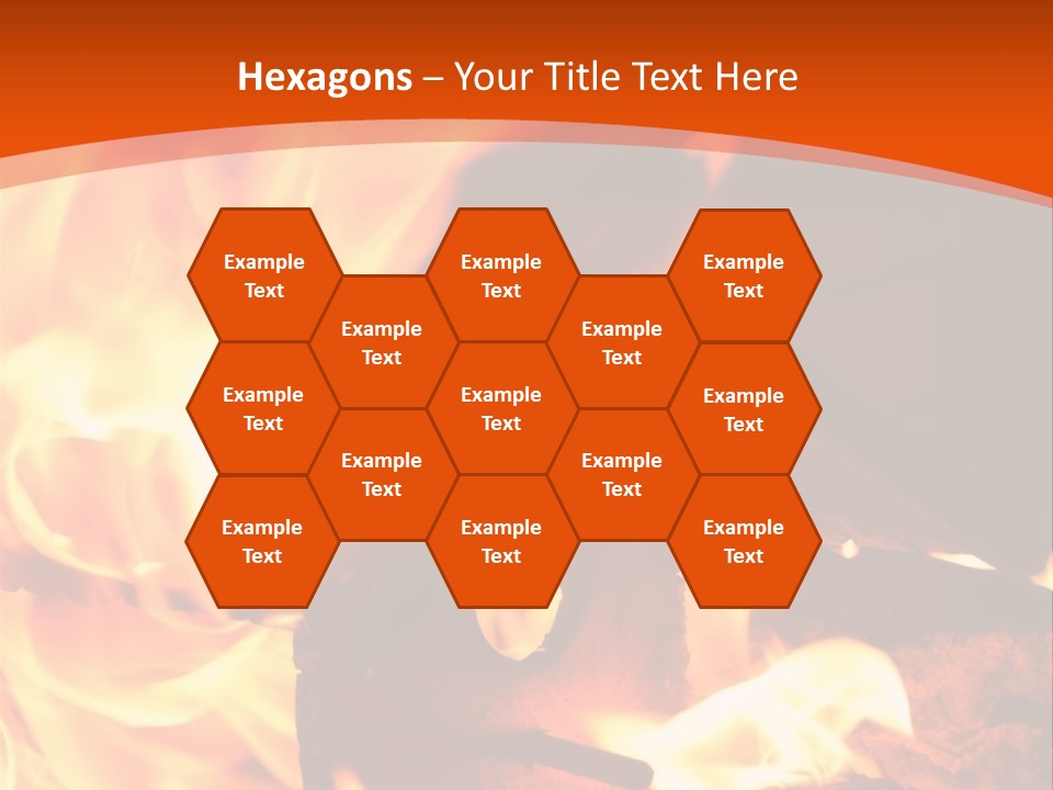Night Hot Igniting PowerPoint Template