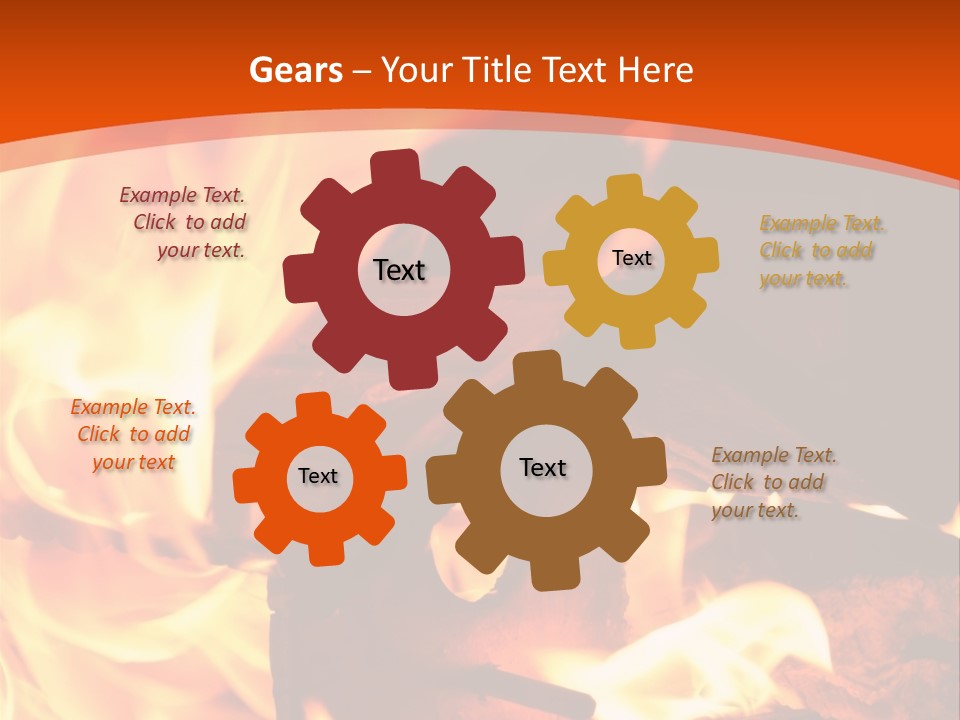 Night Hot Igniting PowerPoint Template