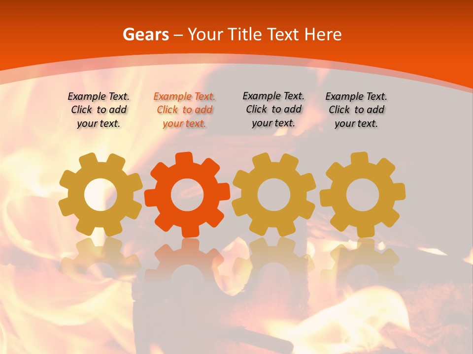 Night Hot Igniting PowerPoint Template