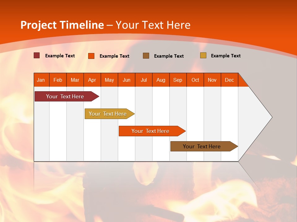 Night Hot Igniting PowerPoint Template