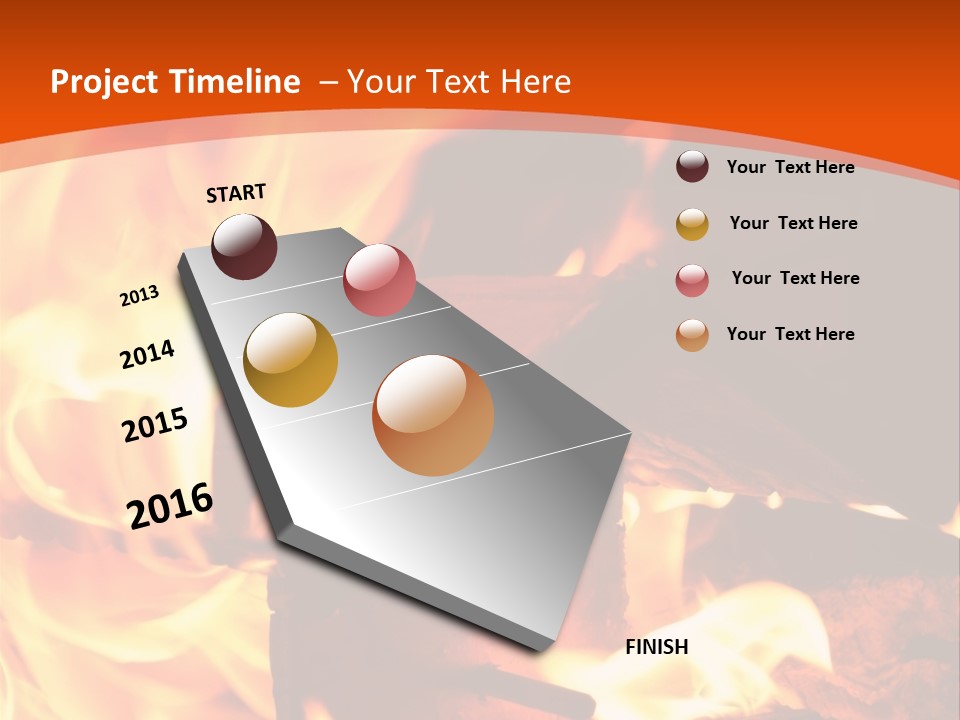 Night Hot Igniting PowerPoint Template