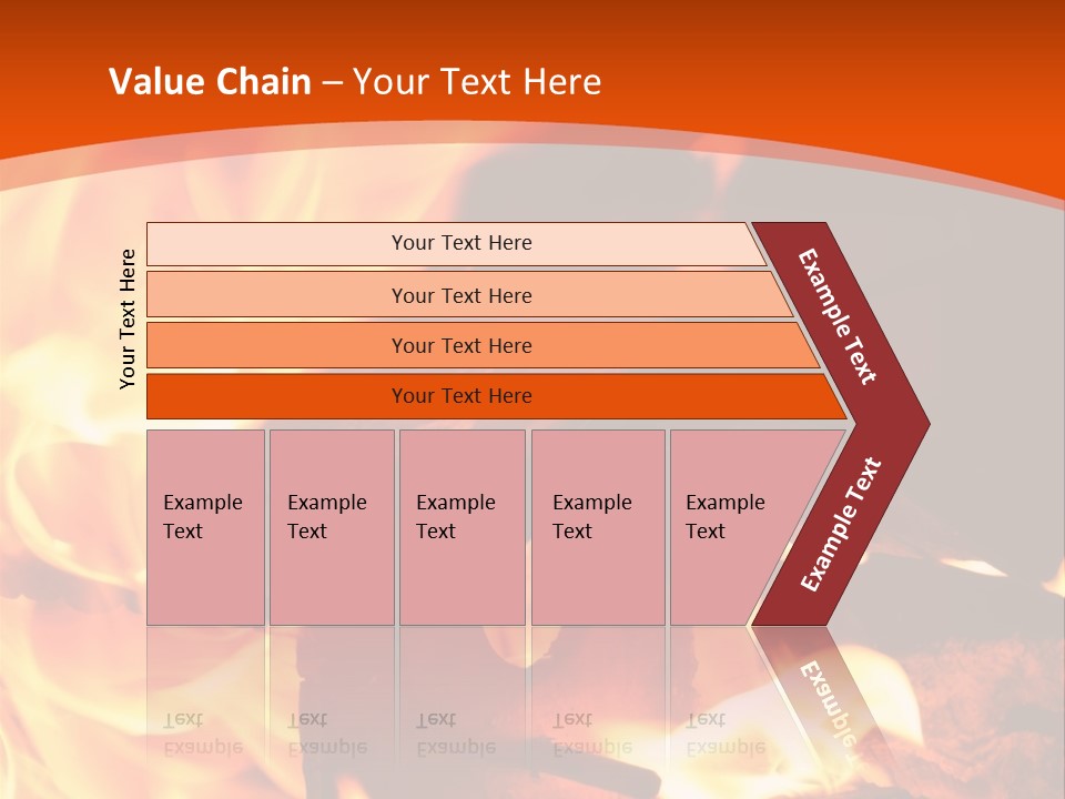Night Hot Igniting PowerPoint Template