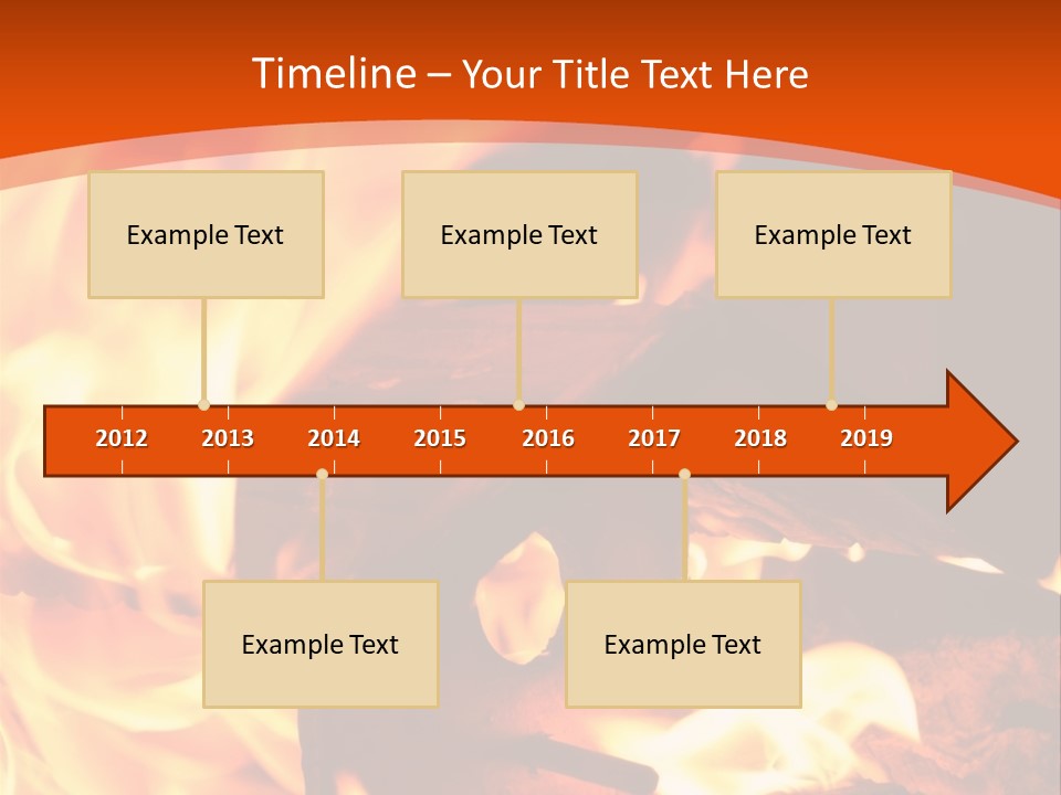Night Hot Igniting PowerPoint Template