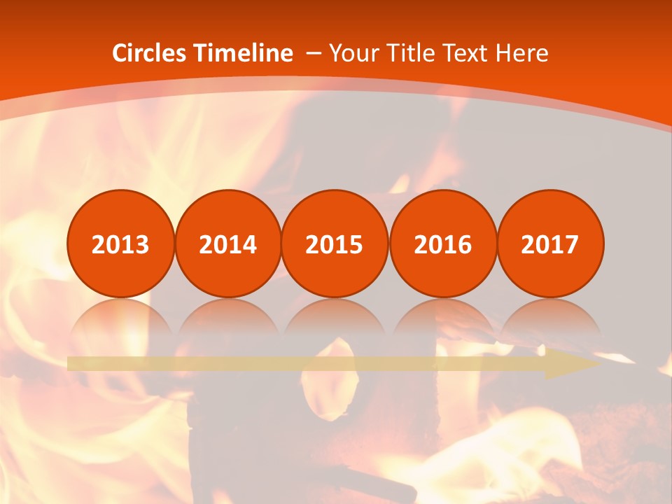 Night Hot Igniting PowerPoint Template