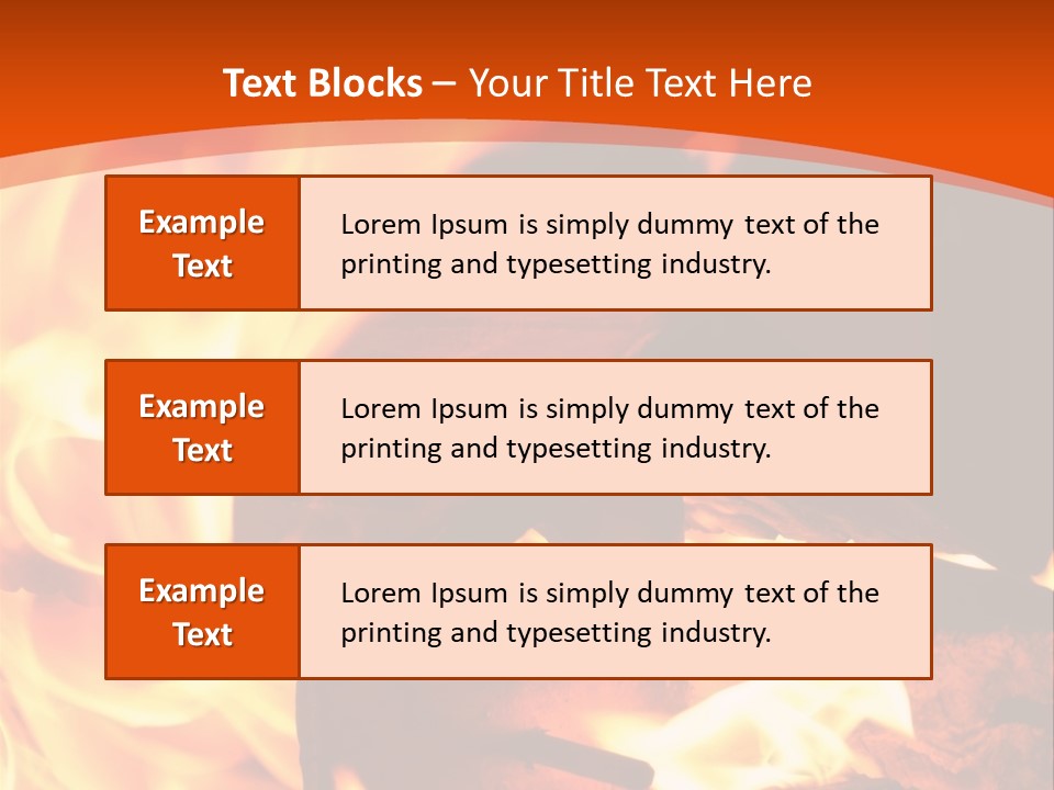 Night Hot Igniting PowerPoint Template
