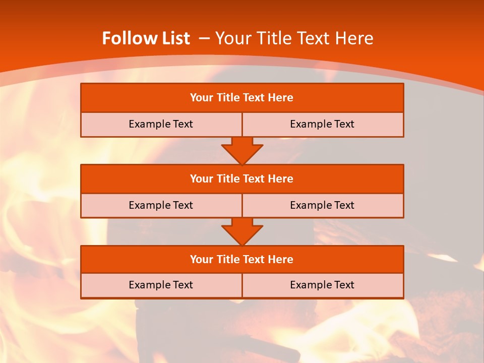 Night Hot Igniting PowerPoint Template