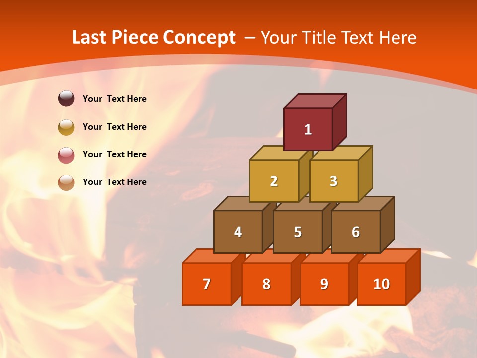 Night Hot Igniting PowerPoint Template