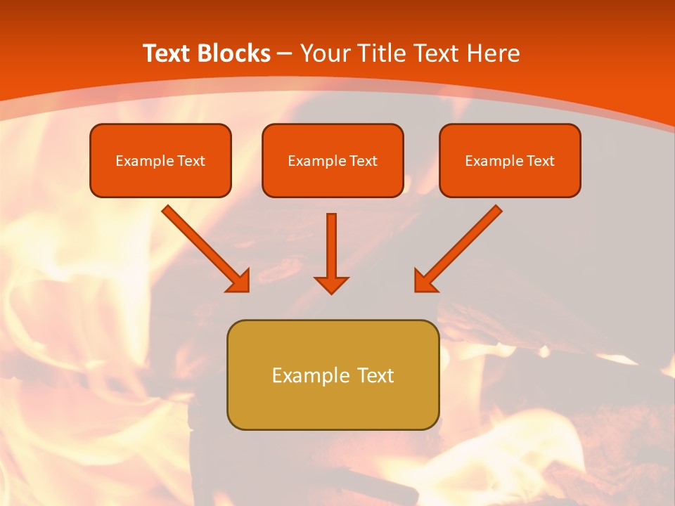 Night Hot Igniting PowerPoint Template