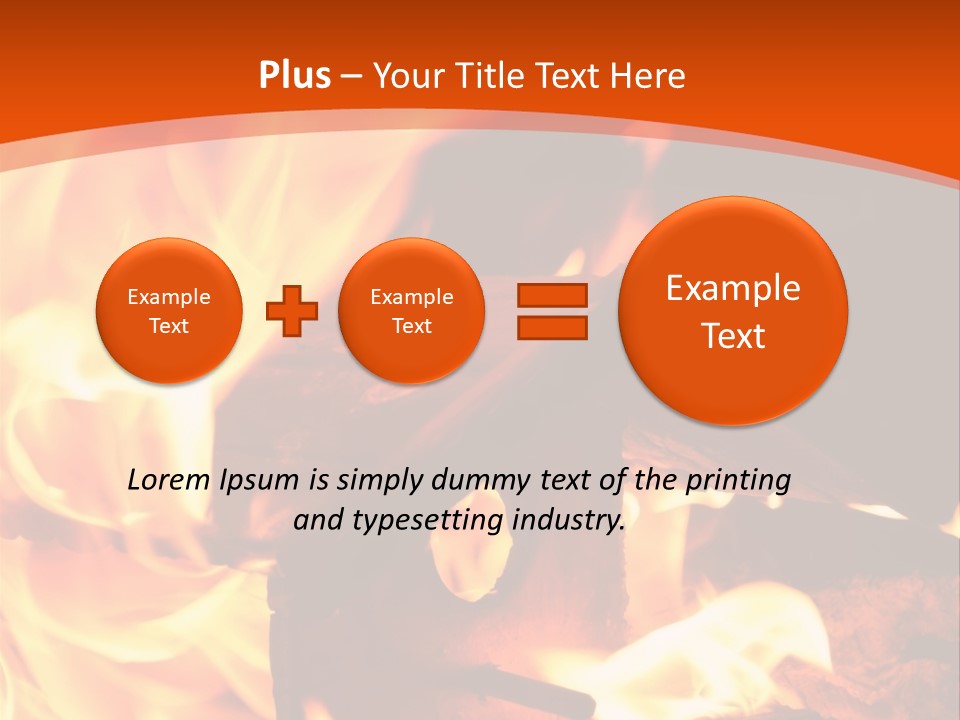 Night Hot Igniting PowerPoint Template