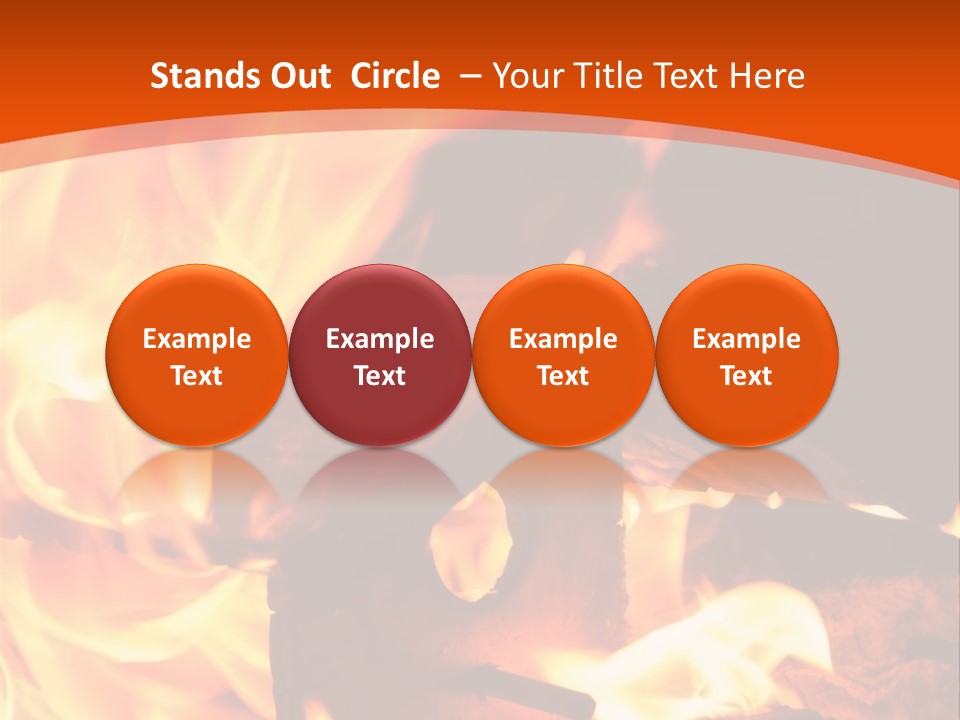 Night Hot Igniting PowerPoint Template