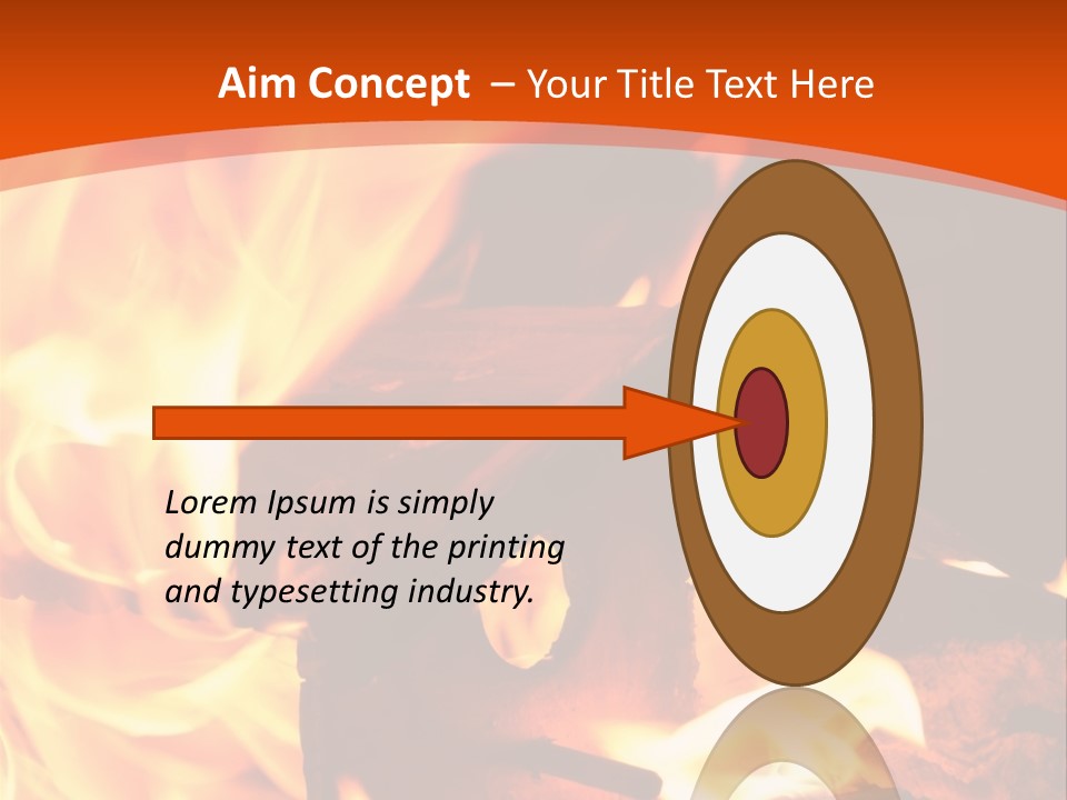 Night Hot Igniting PowerPoint Template