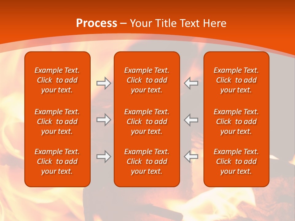 Night Hot Igniting PowerPoint Template