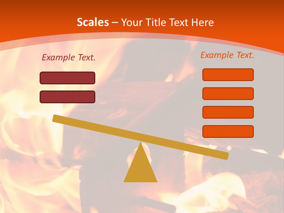 Night Hot Igniting PowerPoint Template
