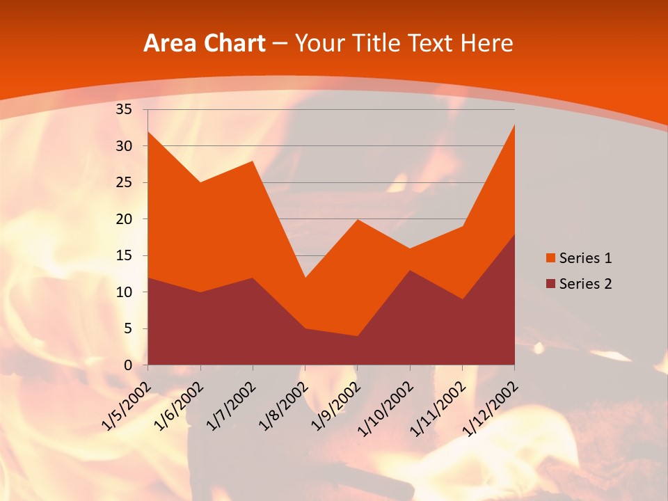 Night Hot Igniting PowerPoint Template