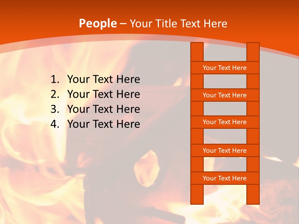 Night Hot Igniting PowerPoint Template