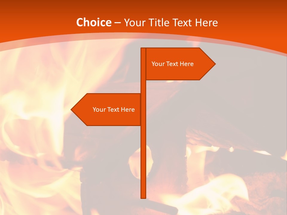 Night Hot Igniting PowerPoint Template