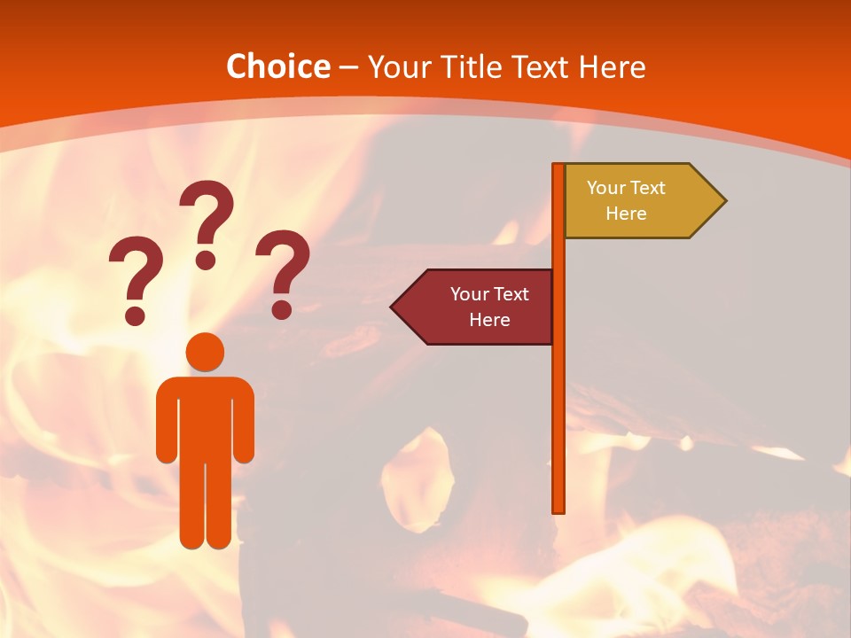 Night Hot Igniting PowerPoint Template