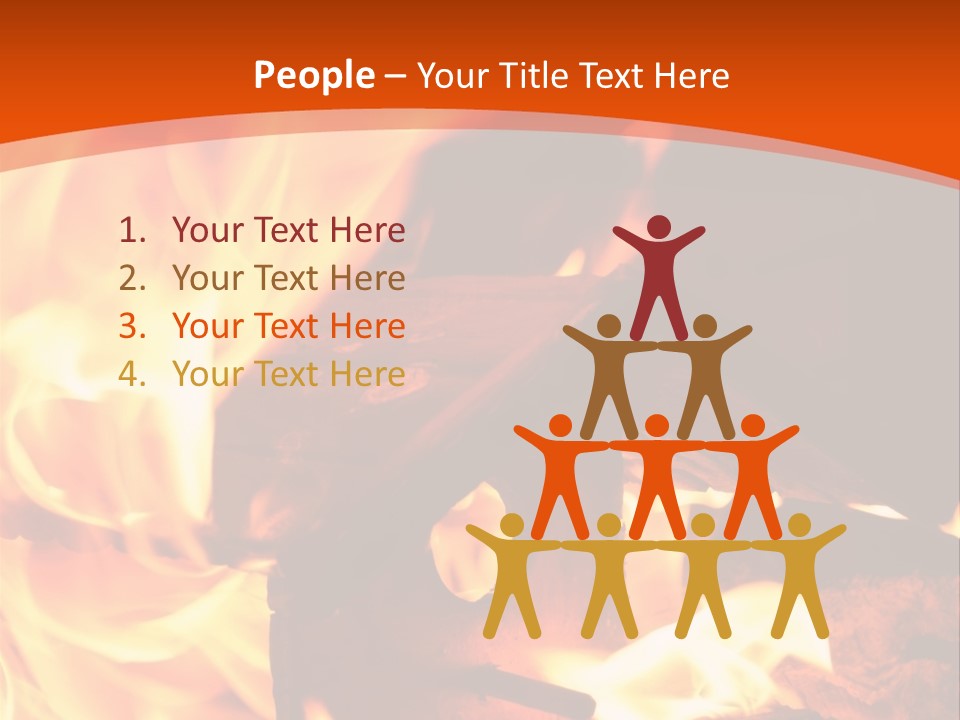 Night Hot Igniting PowerPoint Template