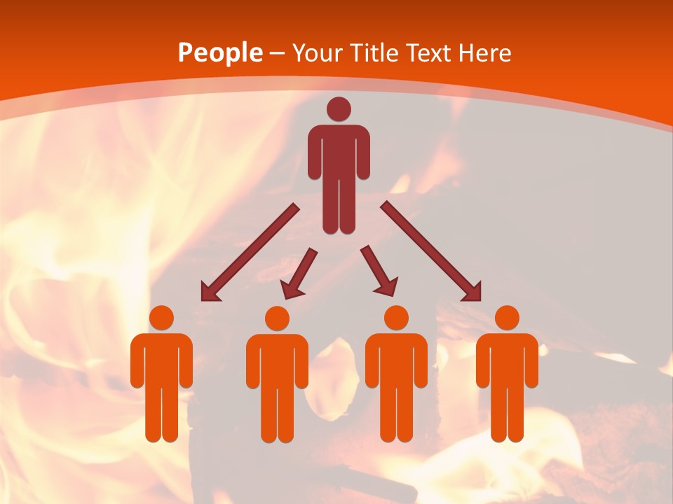 Night Hot Igniting PowerPoint Template