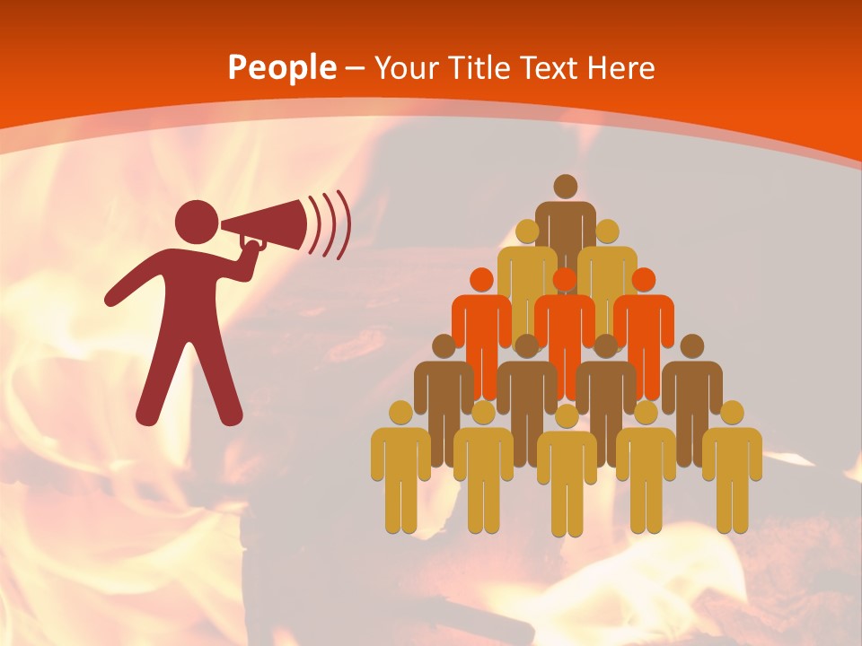 Night Hot Igniting PowerPoint Template