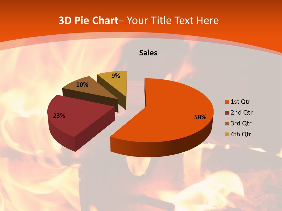 Night Hot Igniting PowerPoint Template