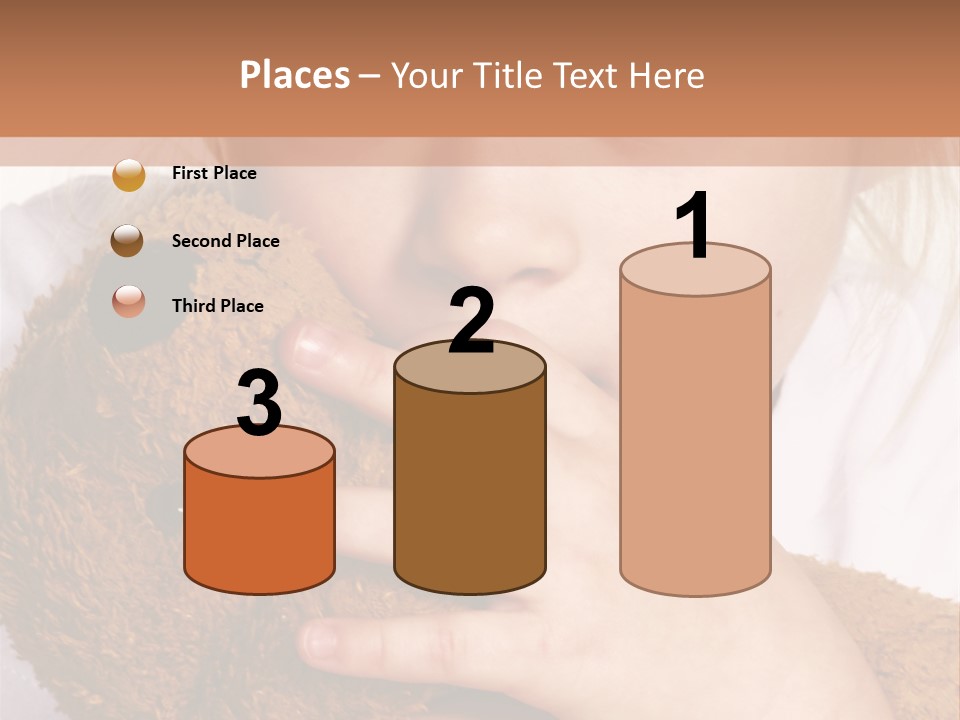 Scared Little Girl PowerPoint Template