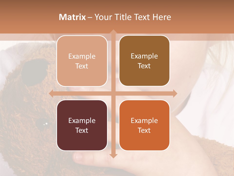 Scared Little Girl PowerPoint Template