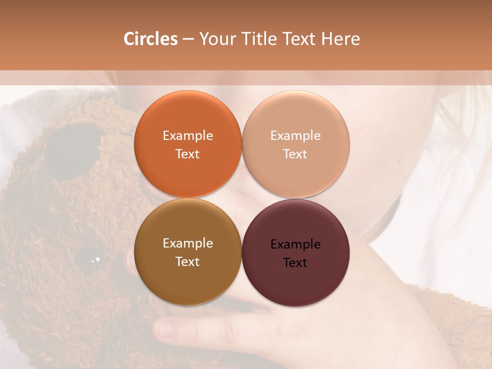 Scared Little Girl PowerPoint Template