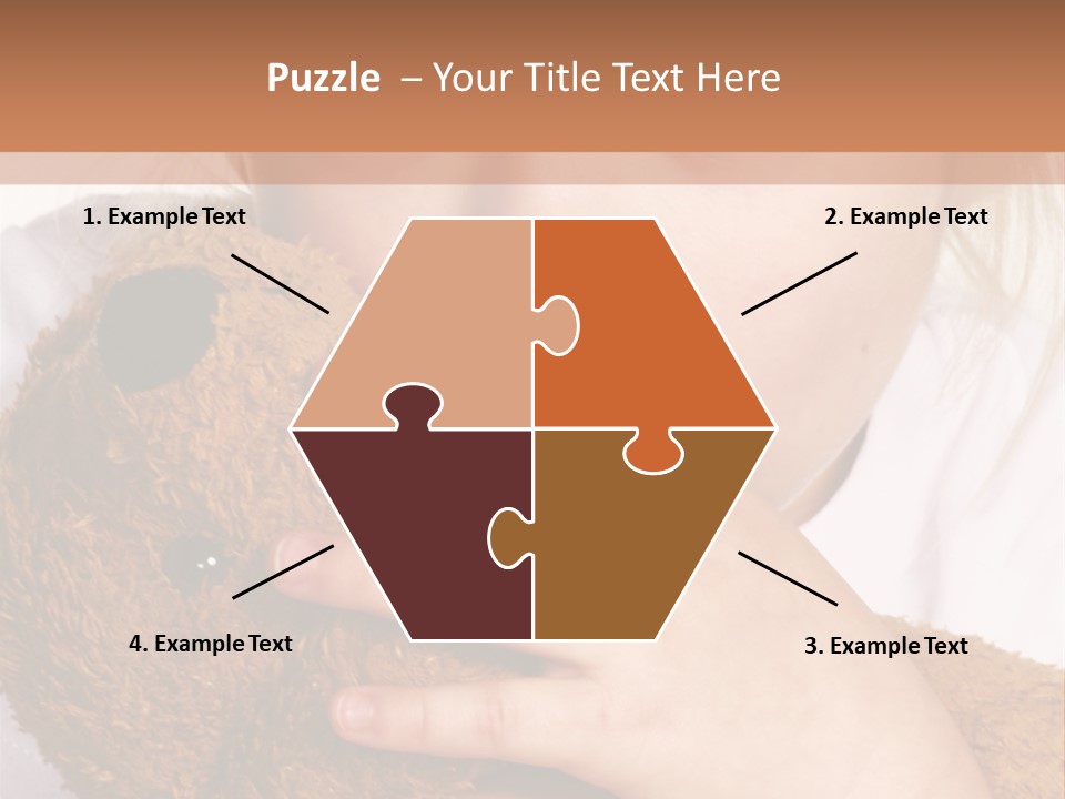 Scared Little Girl PowerPoint Template