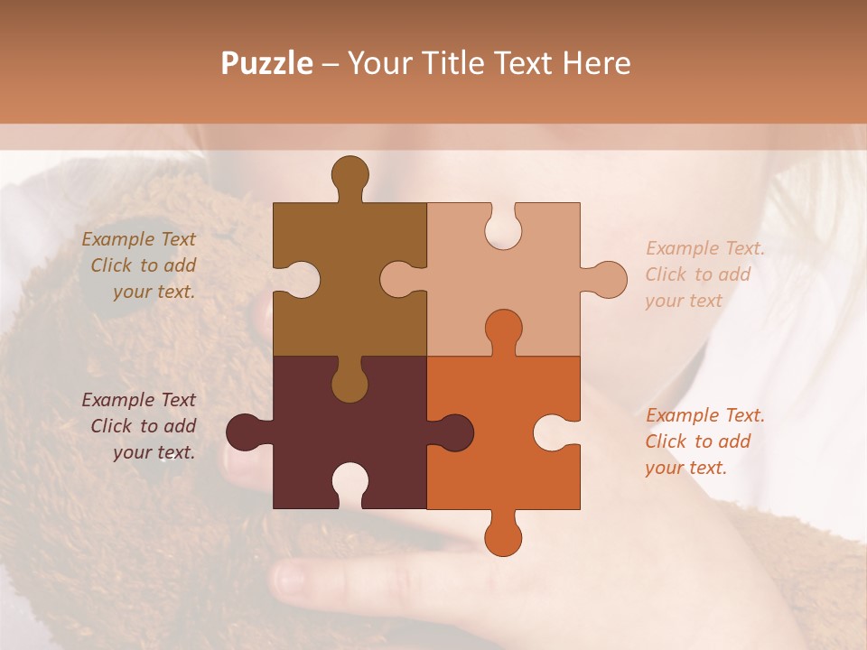 Scared Little Girl PowerPoint Template