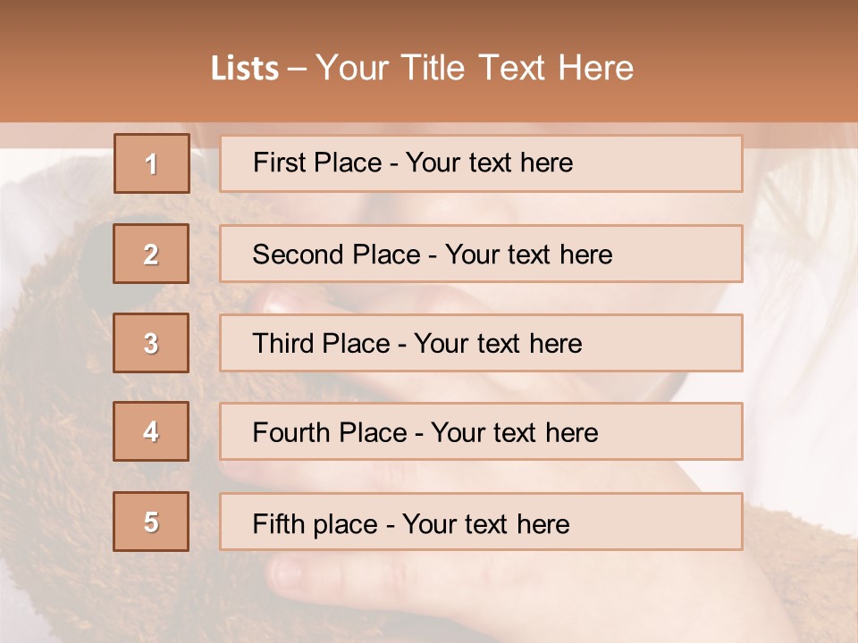Scared Little Girl PowerPoint Template