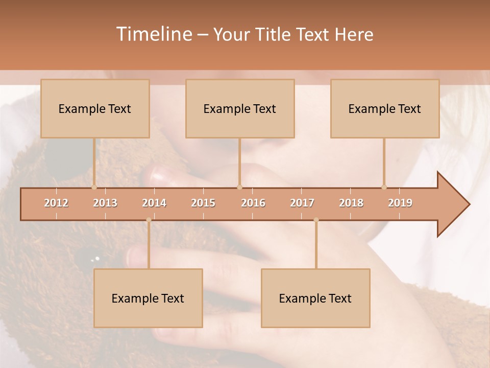 Scared Little Girl PowerPoint Template