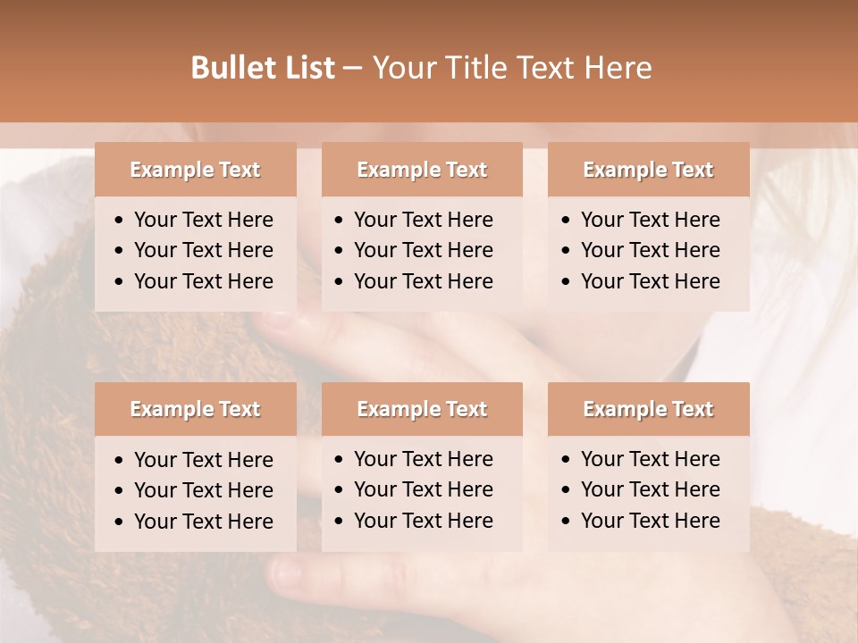 Scared Little Girl PowerPoint Template