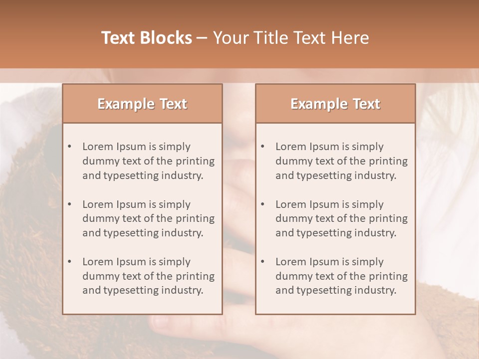 Scared Little Girl PowerPoint Template