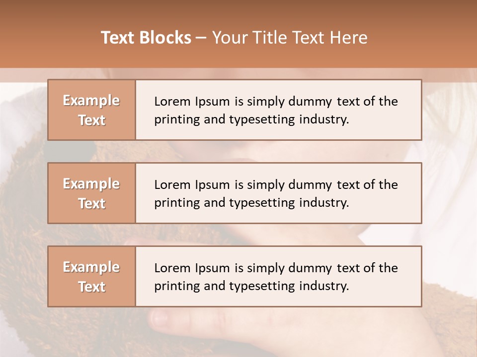Scared Little Girl PowerPoint Template