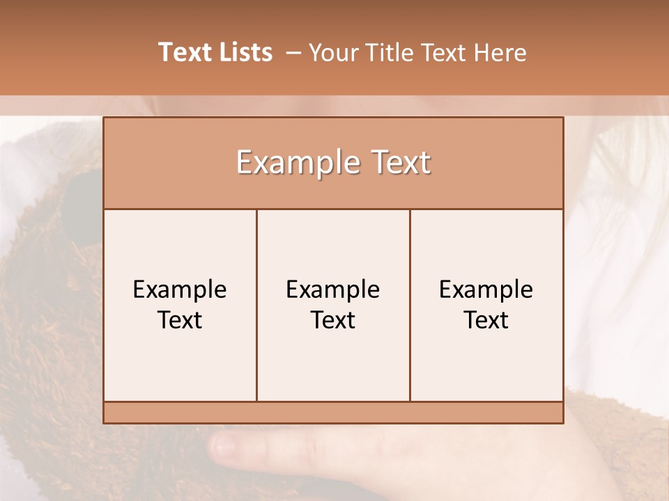 Scared Little Girl PowerPoint Template