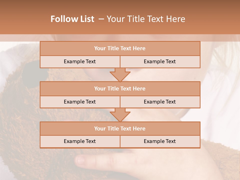 Scared Little Girl PowerPoint Template