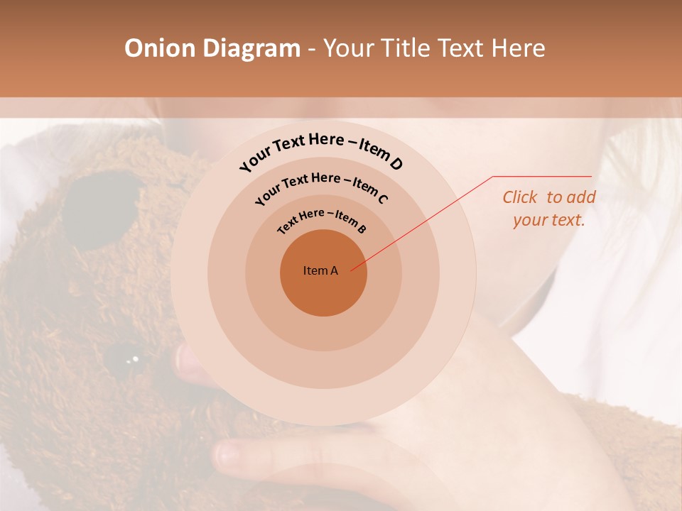 Scared Little Girl PowerPoint Template