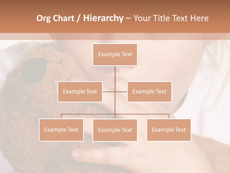 Scared Little Girl PowerPoint Template