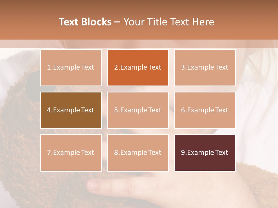 Scared Little Girl PowerPoint Template