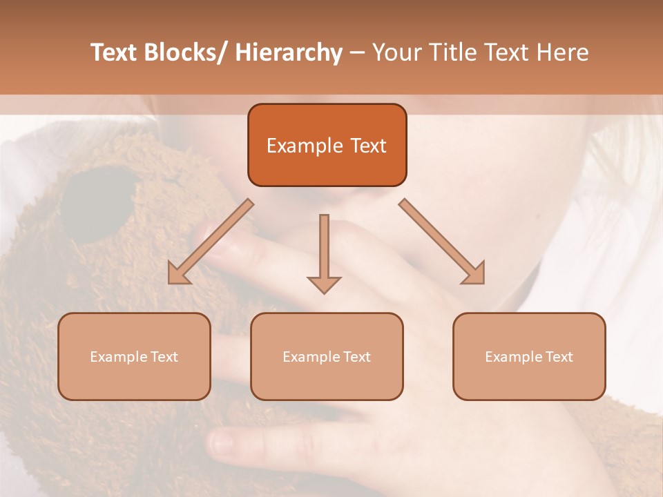 Scared Little Girl PowerPoint Template