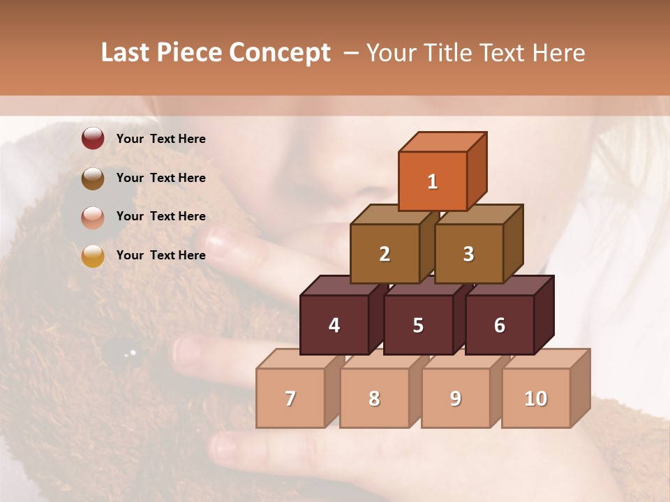 Scared Little Girl PowerPoint Template