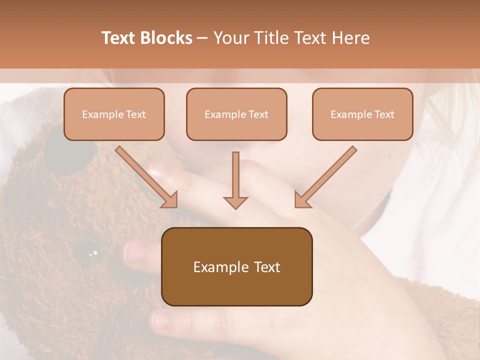 Scared Little Girl PowerPoint Template